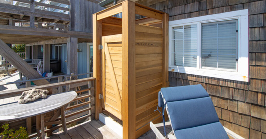 Deck shower