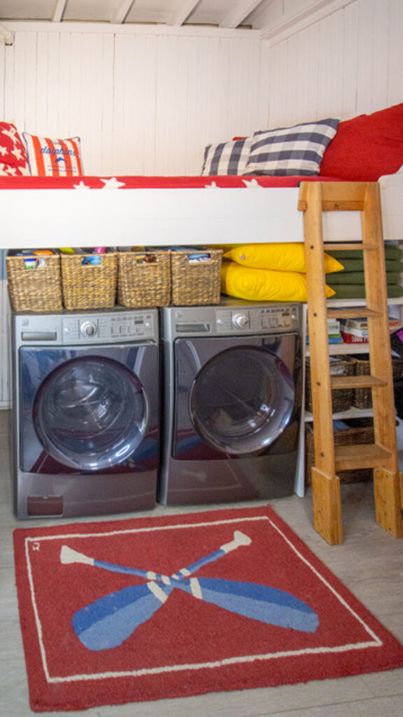 Laundry room and bunk bed